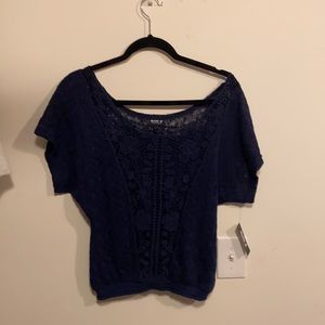 Lace top with tank underneath